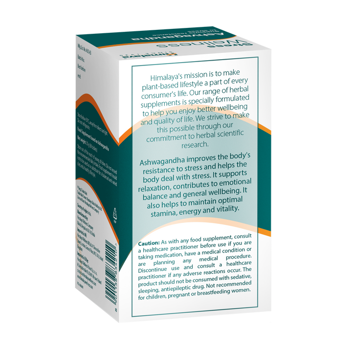 Himalaya Stress Wellness Ashwagandha - 60 Tabletki