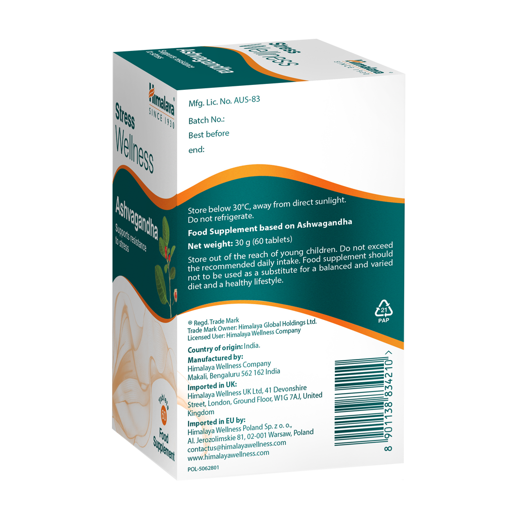 Himalaya Stress Wellness Ashwagandha - 60 Tabletki