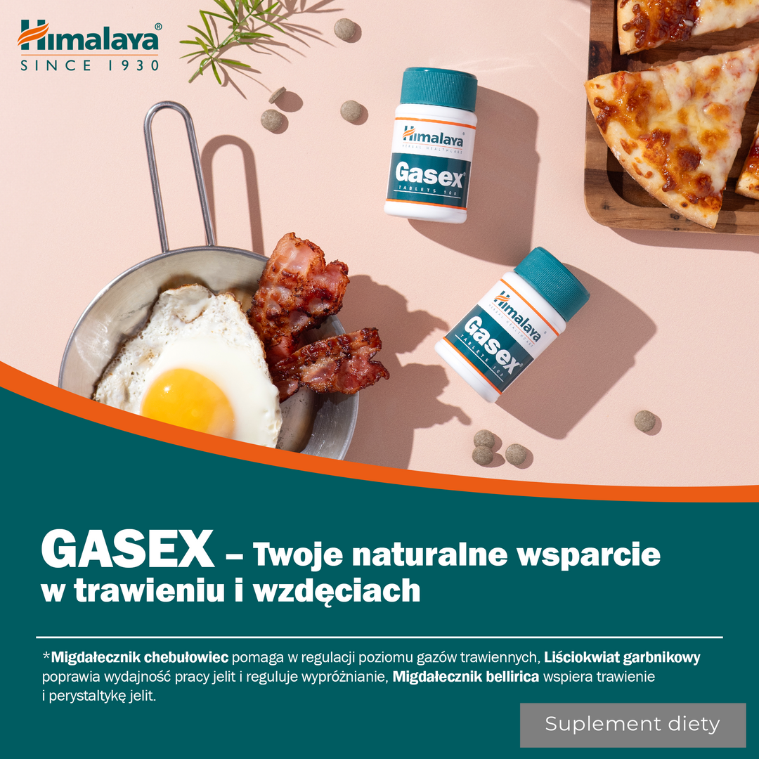 Himalaya Gasex - 100 Tablets