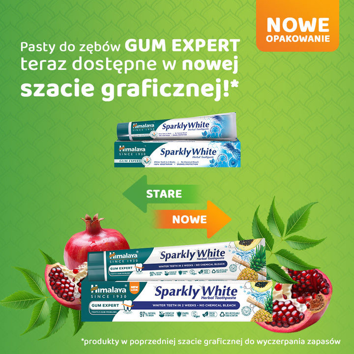 Pasta do zębów Gum Expert - Sparkly White