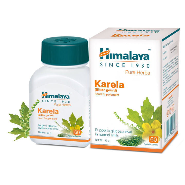 Himalaya Karela 60 Capsules - Helps Maintain Proper Glucose Levels